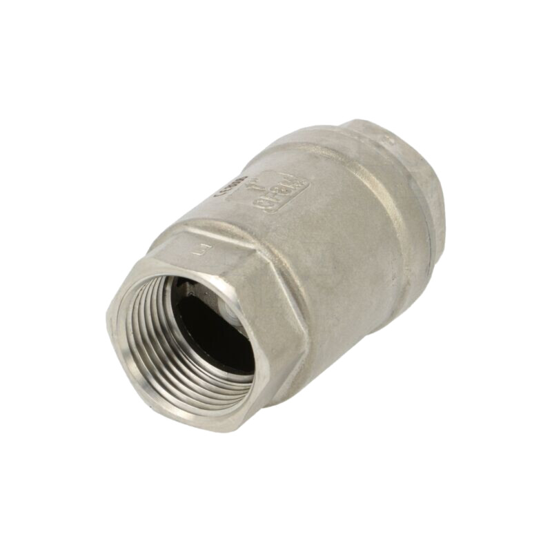 Supapă de retenţie; Oţel rezistent la acizi AISI 316; PTFE