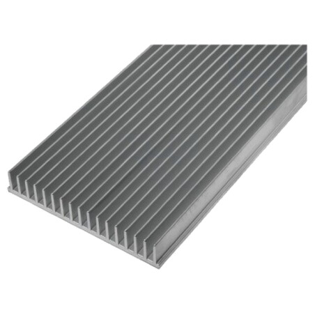 Radiator: extrudat; cu aripioare; L: 1000mm; W: 150mm; H: 25mm; brut