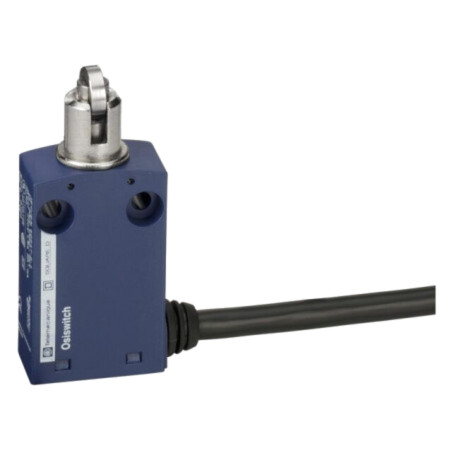 Limitator cursă; rolă metalică transversală Ø11,6mm; NO + NC
