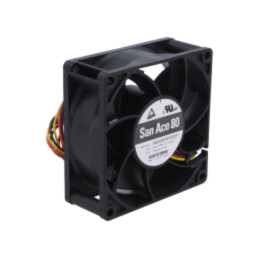 Ventilator: DC; axial; 24VDC; 80x80x32mm; 147m3/h; 57dBA; bilă