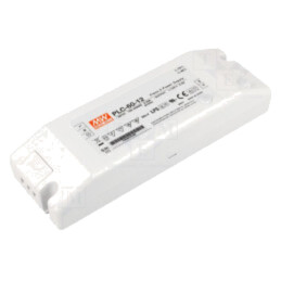Alimentator: pulsatoriu; LED; 60W; 12VDC; 5A; 90÷264VAC; 127÷370VDC