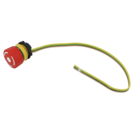 Comutator: de siguranţă; 22mm; Poz.i stab: 2; NC x2; roşie; fără