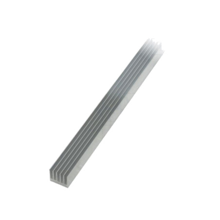 Radiator: extrudat; cu aripioare; naturală; L: 1000mm; W: 41,6mm