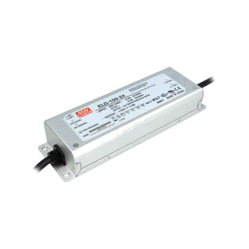 Alimentator: pulsatoriu; LED; 96W; 24VDC; 4A; 180÷295VAC; IP67; 88% Alimentator: pulsatoriu; LED; 96W; 24VDC; 4A; 180÷295VAC; IP67; 88%