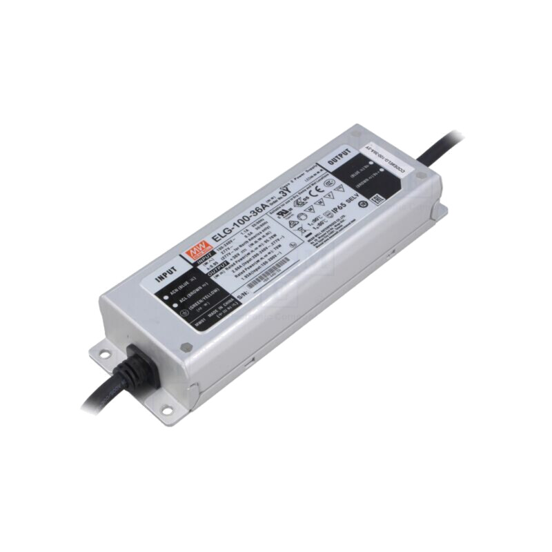 Alimentator: pulsatoriu; LED; 96W; 36VDC; 1,33÷2,66A; 100÷305VAC Alimentator: pulsatoriu; LED; 96W; 36VDC; 1,33÷2,66A; 100÷305VAC