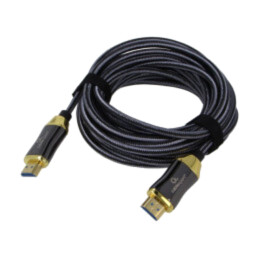 Cablu; HDMI 2.1; HDMI mufă,din ambele părţi; PA; 5m; negru
