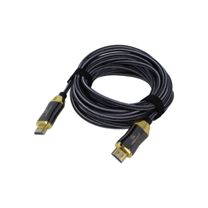 Cablu; HDMI 2.1; HDMI mufă,din ambele părţi; PA; 5m; negru