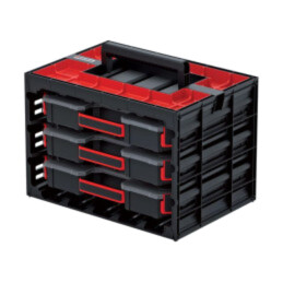 Set cu compartimente; neagră; TAGERCASE; 415mm; 290mm; 295mm