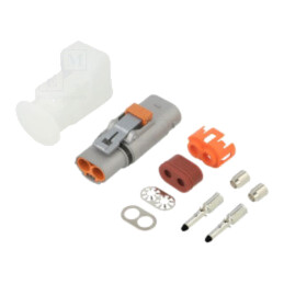 Conector: alimentare DC; tată; pe cablu; -40÷125°C; IP2X,IP67