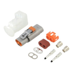 Conector: alimentare DC; tată; pe cablu; -40÷125°C; IP2X,IP67