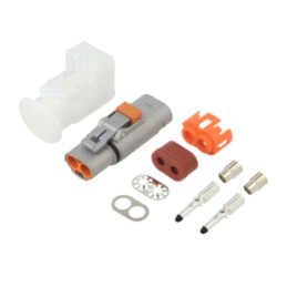 Conector: alimentare DC; tată; pe cablu; -40÷125°C; IP2X,IP67