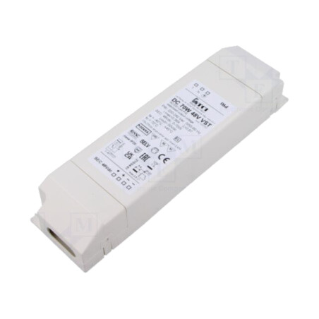 Alimentator: pulsatoriu; LED; 48VDC; 1,45A; 220÷240VAC; IP20; OUT: 1