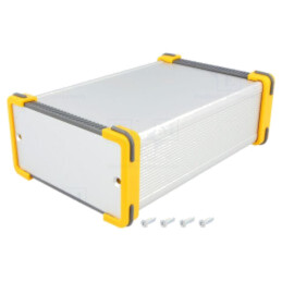 Carcasă: cu panou; FR; X: 116mm; Y: 160mm; Z: 63,5mm; aluminiu; gri