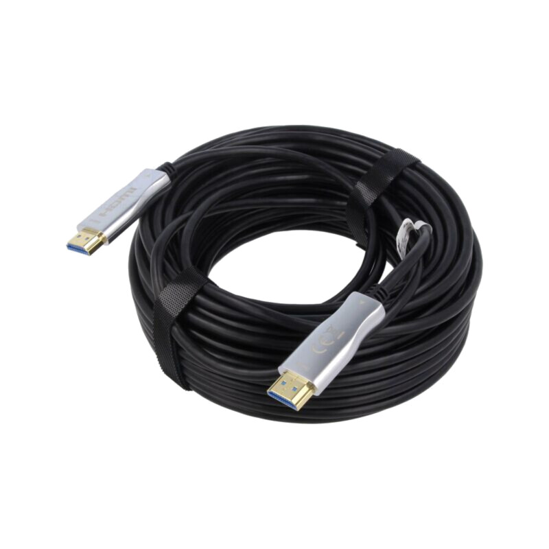 Cablu; HDCP 2.2,HDMI 2.0,optic; HDMI mufă,din ambele părţi; 10m