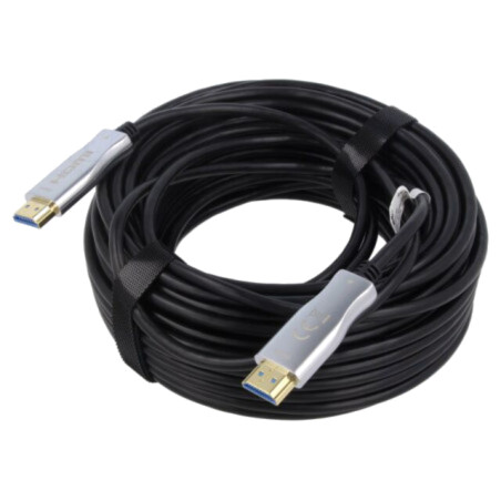 Cablu; HDCP 2.2,HDMI 2.0,optic; HDMI mufă,din ambele părţi; 10m