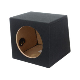 Carcasă difuzor; MDF; neagră; ţesătură; 250mm; Øorif: 232mm; 20l