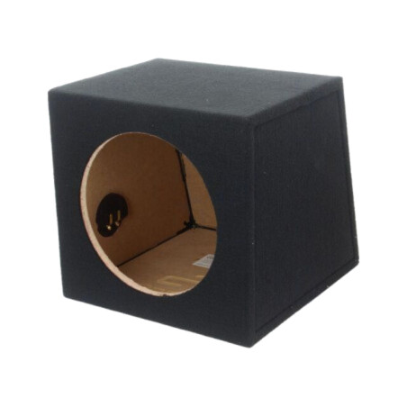 Carcasă difuzor; MDF; neagră; ţesătură; 250mm; Øorif: 232mm; 20l