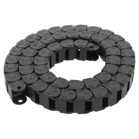 Ghidaj cu lanţ; 08; Raza înd: 28mm; L: 1000mm; În.int: 15mm