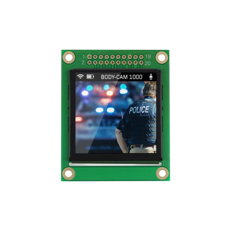 Afişaj: OLED; grafic; 1,91"; 176x176; Dim: 48x58x5,1mm; RGB; PIN: 20