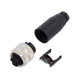 Conector: 7/8"; mufă; mamă; PIN: 5; drept; pe cablu; 9A; IP67; 250V