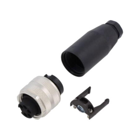 Conector: 7/8"; mufă; mamă; PIN: 5; drept; pe cablu; 9A; IP67; 250V