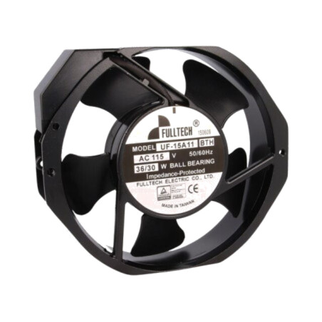 Ventilator: AC; axial; 115VAC; 172x150x38mm; 282,2m3/h; 50dBA; bilă