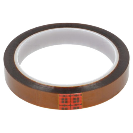Bandă: electroizolantă; W: 15mm; L: 33m; Thk: 0,076mm; silicon; 55%