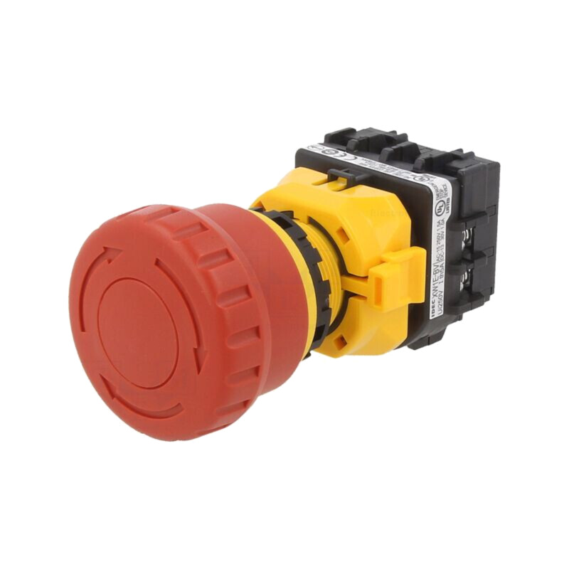 Comutator: de siguranţă; 22mm; NC x2 + NO; roşie; IP65; XW; Poz: 2