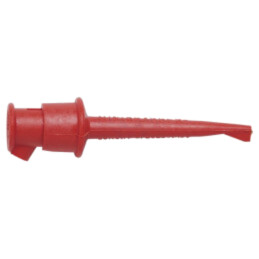 Clips de măsurare; cu cârlig; 5A; 60VDC; roşie; 2,29mm; 30VAC; 3925
