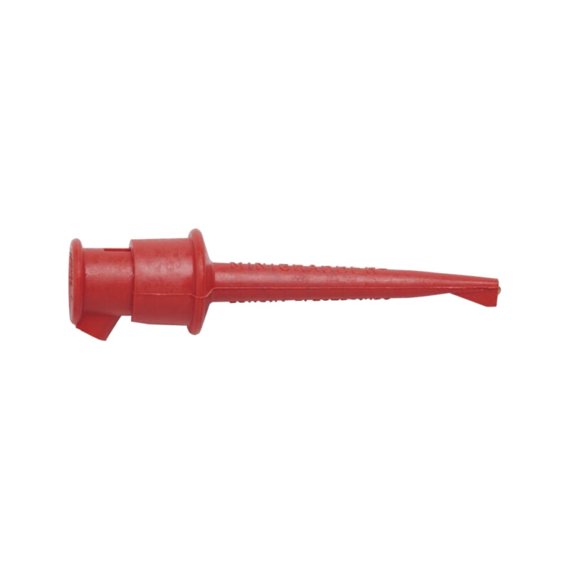 Clips de măsurare; cu cârlig; 5A; 60VDC; roşie; 2,29mm; 30VAC; 3925 Clips de măsurare; cu cârlig; 5A; 60VDC; roşie; 2,29mm; 30VAC; 3925