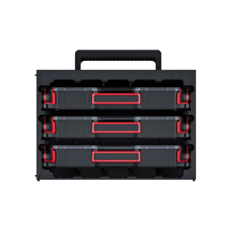 Set cu compartimente; neagră; TAGERCASE; 415mm; 290mm; 295mm
