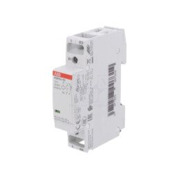 Contactor: 2-polar pt.instalaţii; 16A; 12VAC,12VDC; NC + NO