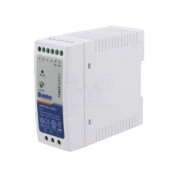 Alimentator: pulsatoriu; pentru şină DIN; 40W; 12VDC; 3,33A; 3kV