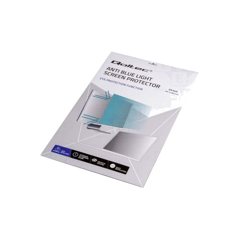 Anti Blue Light Filter; natural (transparent); Thk: 0.5mm; 23"