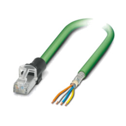 Patch cord; SF/UTP; 5; litat; Cu,cositorit; PUR; verde; 2m; 22AWG