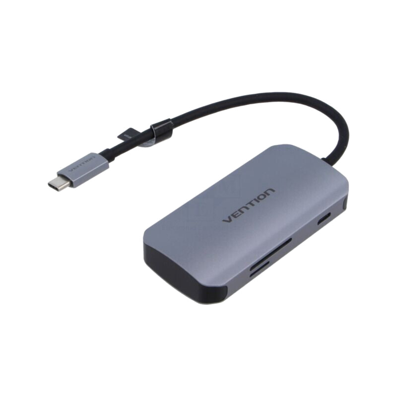 Hub USB; microSD,SD,USB A soclu x3,USB C soclu,USB C mufă