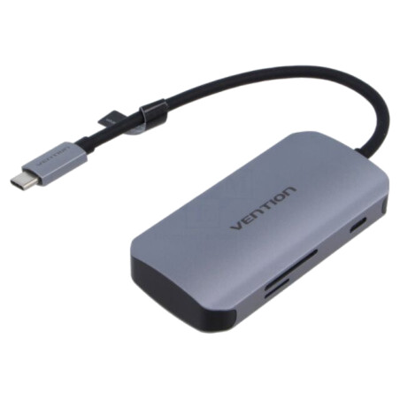 Hub USB; microSD,SD,USB A soclu x3,USB C soclu,USB C mufă
