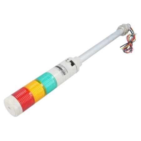 Semnalizator: coloană de semnalizare; LED; roşu/ambră/verde