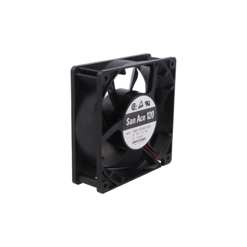 Ventilator: DC; axial; 24VDC; 120x120x38mm; 200,4m3/h; 46dBA; bilă