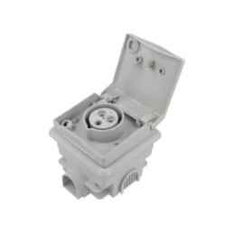 Conector: alimentare AC trifazate; soclu; mamă; 16A; 415VAC; IP44