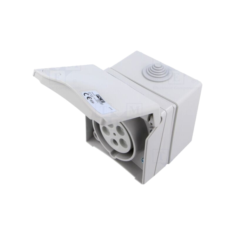 Conector: alimentare AC trifazate; soclu; mamă; 16A; 415VAC; IP44