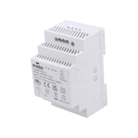 Alimentator: pulsatoriu; pentru şină DIN; 60W; 12VDC; 4,5A; 3kV