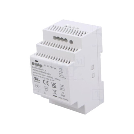 Alimentator: pulsatoriu; pentru şină DIN; 54W; 5VDC; 4,5A; 3kV