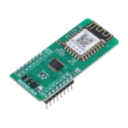 Click board; placă prototip; Comp: WIZFI360; WiFi; 3,3VDC,5VDC