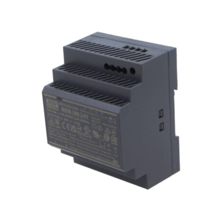 Alimentator: pulsatoriu; pentru şină DIN; 100W; 24VDC; 4,2A; OUT: 1