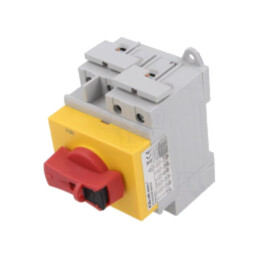 Separator-întrerupător; Poli: 4; pentru şină DIN; 32A; IP20