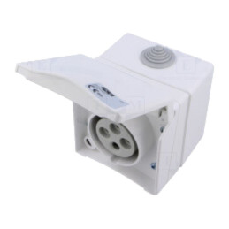 Conector: alimentare AC trifazate; soclu; mamă; 16A; 415VAC; IP44