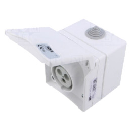 Conector: alimentare AC trifazate; soclu; mamă; 16A; 415VAC; IP44