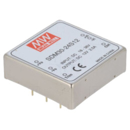 Convertor: DC/DC; 30W; Uintr: 18÷36VDC; Uieş: 12VDC; Iieş: 2,5A