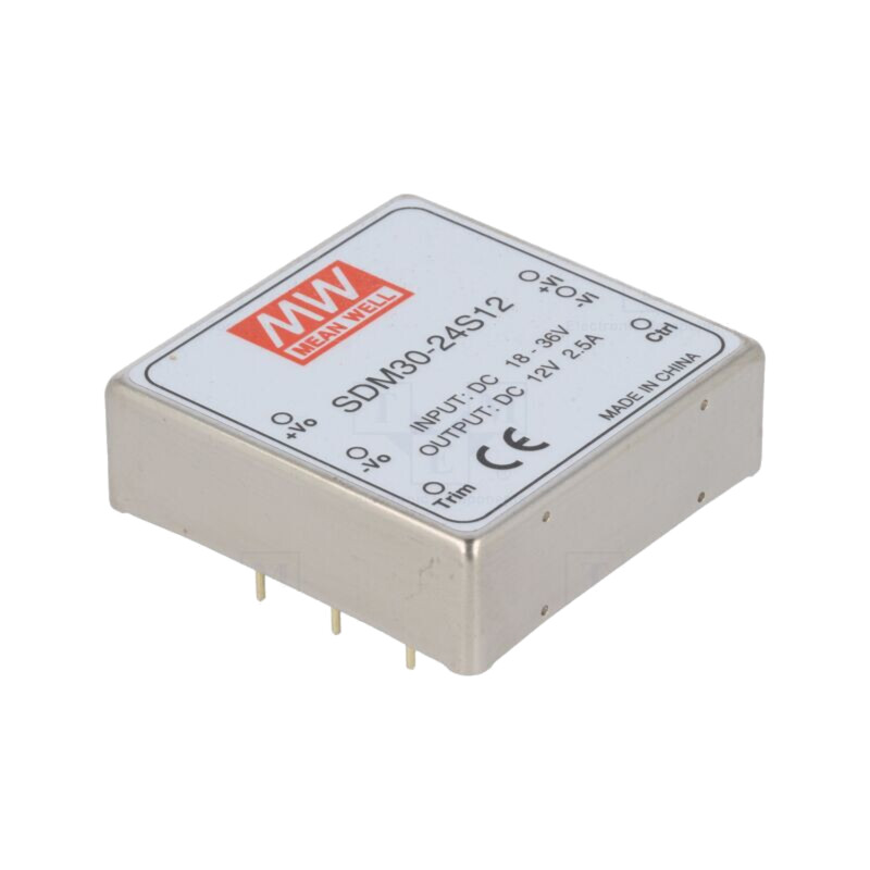Convertor: DC/DC; 30W; Uintr: 18÷36VDC; Uieş: 12VDC; Iieş: 2,5A